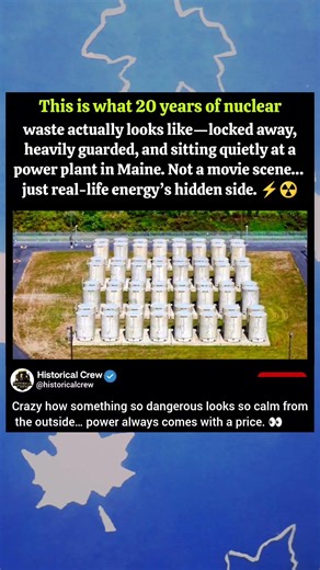 20 Years of Nuclear Waste Stored in One Place 😳☢️