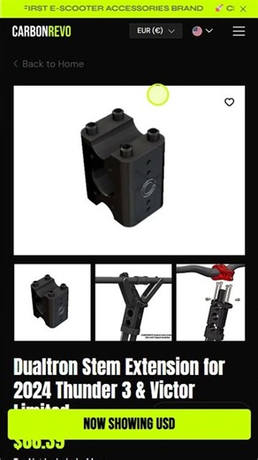 Switch Prices to SGD, USD or EUR at carbonrevo.com