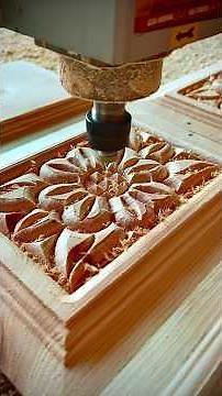 CNC Router Carving 2.5D Wood Design Like a True Artist