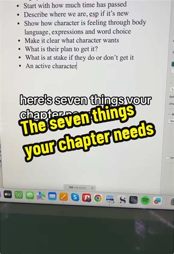 A lot of these can be covered in a sentence or less. #writertok #writerlife #writingtips #writingcommunity #aspiringwriter