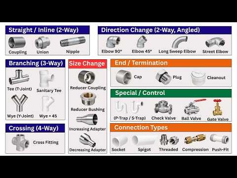 Every Plumbing Pipe Fitting Explained in 9 Minutes | Plumbing Materials Name and Pictures