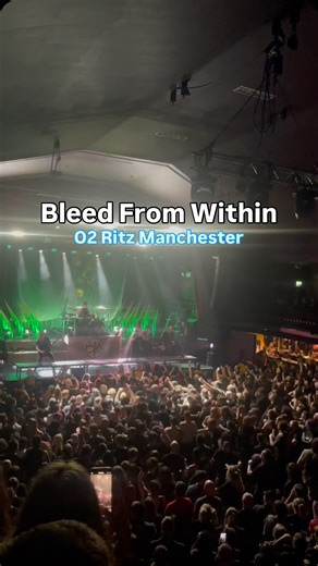 @bleedfromwithin put our bouncy floor to good use 😲🤟 #BleedFromWithin #O2RitzManchester #Manchester | O2 Ritz Manchester