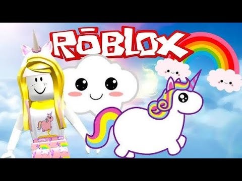 Playing Unicorn tycoon on Roblox