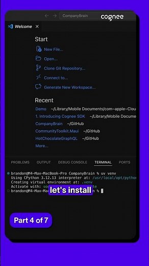 Spin Up a Python Project with uv (Cognee Series 4/7)