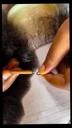 How to ventilate a closure or frontal #wigtutorial