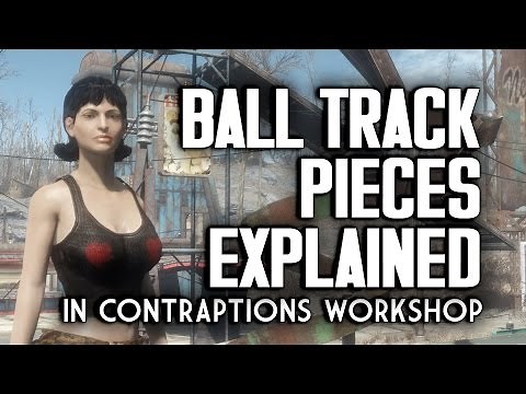 Ball Track Tutorial - How to Build a Ball Track - Contraptions Workshop from Fallout 4