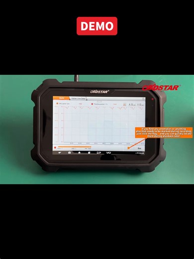 DEMO Funciotn on OBDSTAR Scanner-MS80 as an example. #maintenance#repair#demo #motorcycle #marine