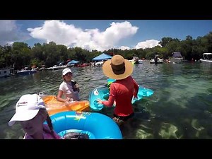 Boating at Silver Glen Springs in Ocala National Forest with GoPro