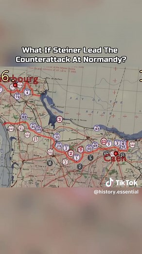 What If Steiner Lead The Counterattack At Normandy? #ww2 #ww2history #military #fyp