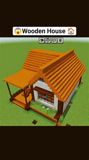 🔥Wooden House in Minecraft🏡#minecraft#gamingcommunity#viral #gaming#minecraftbuilding