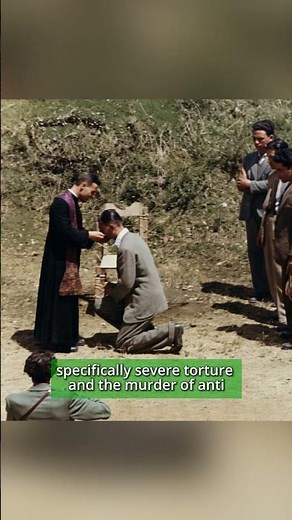 WW2 Photo: Pietro Koch Getting Ready For Execution In 1945 #ww2photo #history