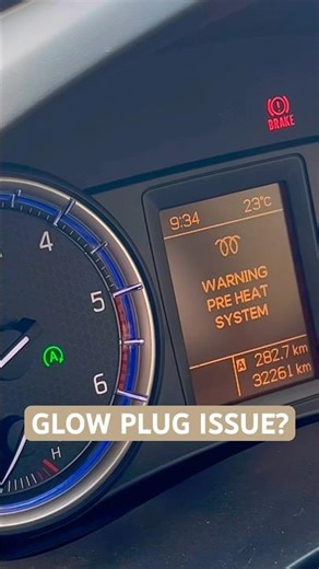 Scross 1.3 diesel- pre heat system problem! #scross #diesel #glowplug #warning