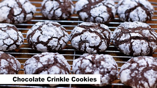 How to make chocolate crinkles cookies