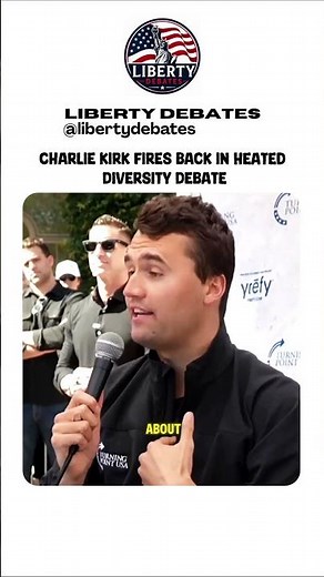 Charlie Kirk Fires Back in Heated Diversity Debate #charliekirk #debate #america #trending #shorts