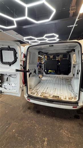 Preparing Surfaces for Carpet Lining in Van Conversion