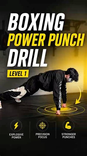 Boxing power punch drill ✔️ #boxing #boxer #boxingcoach #boxingtraining #boxingdrills