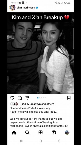 Kim Chiu y Xian Lim confirman ruptura 💔