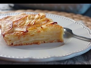Recette de gâteau fondant aux pommes / Fondant apple cake recipe
