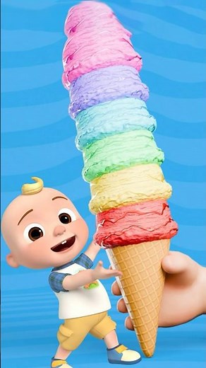 GIANT Ice Cream Tower! 🌈🍦Learn Colors #kidsvideo