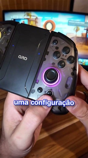Joy con de respeito é com o QRD Stellar T5 para Nintendo Switch com Analógicos Hall #nintendo #qrd