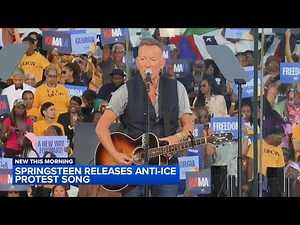 Bruce Springsteen sings out against Trump in 'Streets of Minneapolis'