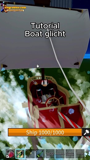 How to Glide Your Boat in Blox Fruits - Sleigh Boat Tutorial