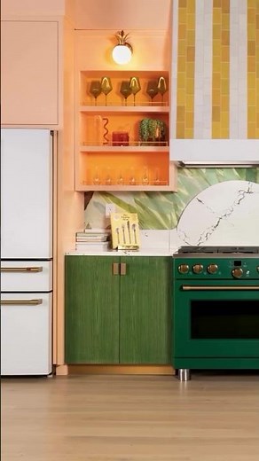 The GE Cafe Emerald Green Professional Range