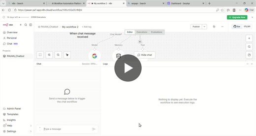 #artificialintelligence #ai #chatbot #generativeai #llm #geminiapi #n8n #automation #techjourney #computerscience #cse #futuretech | T PAVAN KUMAR