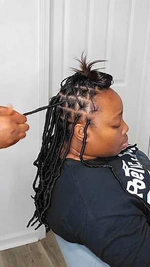 7.2K views · 76 reactions | Another method of doing faux locs crochet braid #tutorial #locs | Chichi beauty hair | Facebook