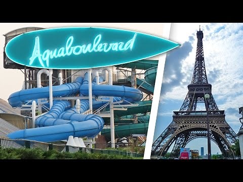 Aquaboulevard Paris 2015 || Amazing Water Slides / Toboggans aquatiques