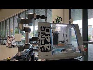 Using a Cobot as a Tool Changer for a CNC | UR Robot + Tormach (Brownfield Hack)