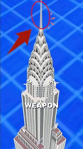 The Chrysler Building’s HIDDEN WEAPON in the Skyscraper Race 🏙️ #shorts