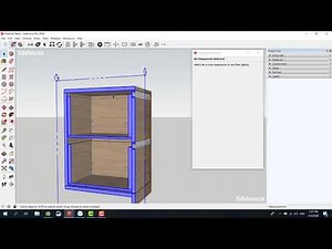 Drawers Sketchup Dynamic for CNC Manufacturing