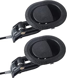 Podoy Recliner Pull Handle Replacement Universal Parts with Release Cable Compatible with Lazy Boyy Ashleyy and Most Furniture Brands Rrecliner Chair Couch Sofa, (2 Set) Pull Handle Size 3" by 3.5"