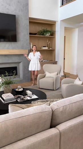 THELIFESTYLEDCO®️ on Instagram: "Comment “not custom” and we’ll send you the link to the exact sectional we used in #TheWarmModernHouse 🤍⁠ ⁠ If another piece caught your eye, drop it below and we’ll send the source your way!⁠ ⁠ Principal Designer: @kristenforgione⁠ Lead Designer: @mar_mccormick for @thelifestyledco⁠ Builder: @carderdevelopment⁠ Architecture: @gradyolsendesign⁠ Location: Gilbert, AZ⁠ ⁠ #thelifestyledco #organicdesertliving #SpecBuild"