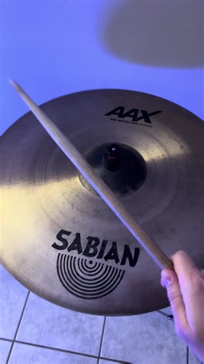 Sabian 21” AAX Raw Bell Dry Ride Cymbal 3248g