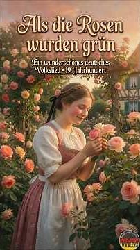When the roses turned green ✨ Beautiful German mother's song 19th century