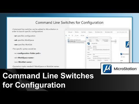 Command Line Switches for Configuration