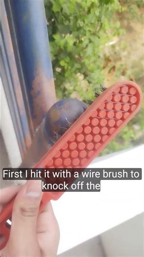 🛠️ How to Remove Rust Easily | Wire Brush & Sandpaper Method 🔧