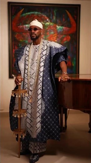 Tobi Bakre decked in Agbádá at AMVCA12