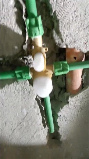 install shower mixing valve #plumbing