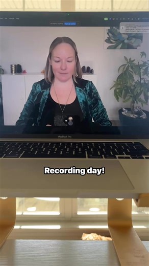 Sarah Buehner on Instagram: "Some days I do actually do my Hair and get dressed up 😆 recording a podcast episode with my friend Better Wellness with Dr. Erica Shick! Give her a follow and I’ll let you know when the episode is out!"