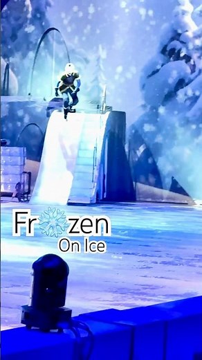 Frozen on Ice ❄️ Big Jump Through the Snow | Disney On Ice