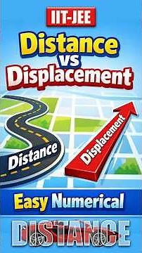 Distance vs Displacement | Kinematics 1D Day 5 | Physics for JEE/NEET