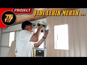 How to install PVC ceilings as wall panels, more economical and still strong