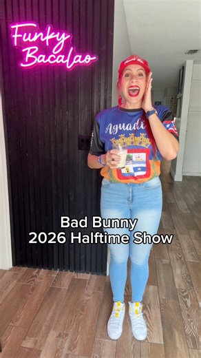 223K views · 9.3K reactions | Here’s my wishlist of songs for Bad Bunny’s 2026 Halftime Show - which songs are on your list?! - - - - - - #badbunny #badbunnyhalftimeshow #badbunnysuperbowl #dtmf | Funky Bacalao | Facebook