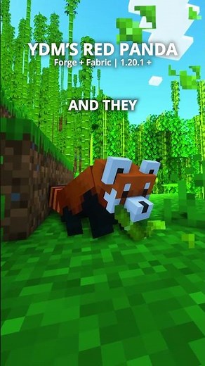 Those Red Pandas for #Minecraft are the most adorable thing we've ever seen 🥺