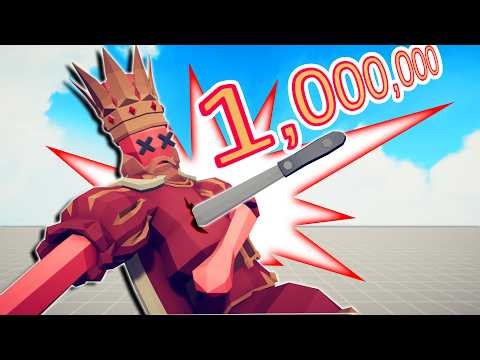 1.000.000 DAMAGE KNIFE 1 vs 1 EVERY UNIT | TABS - Totally Accurate Battle Simulator