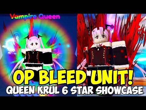 New Queen Krul (Vampire Queen) 6 Star is a BLEED UNIT BEAST! | ASTD Showcase