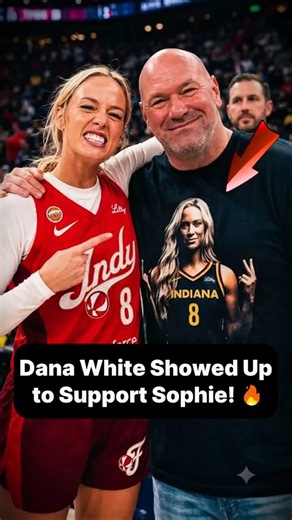 Nobody Expected This From Dana White! 😱 #caitlinclark #basketball